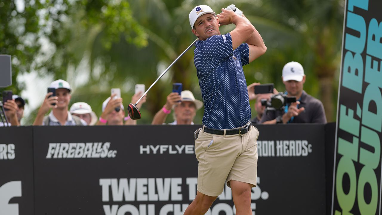 Bryson DeChambeau takes a shot at the LIV Golf Team Championship