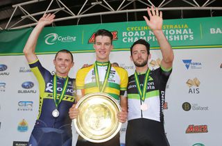 Elite men's road race - Late attack lands Miles Scotson Australian title on BMC debut