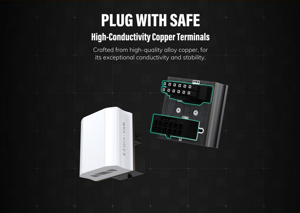 EZDIY-FAB 12VHPWR angled adapter