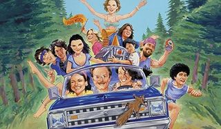 Wet Hot American Summer Paul Rudd the cast portrayed in cartoon artwork
