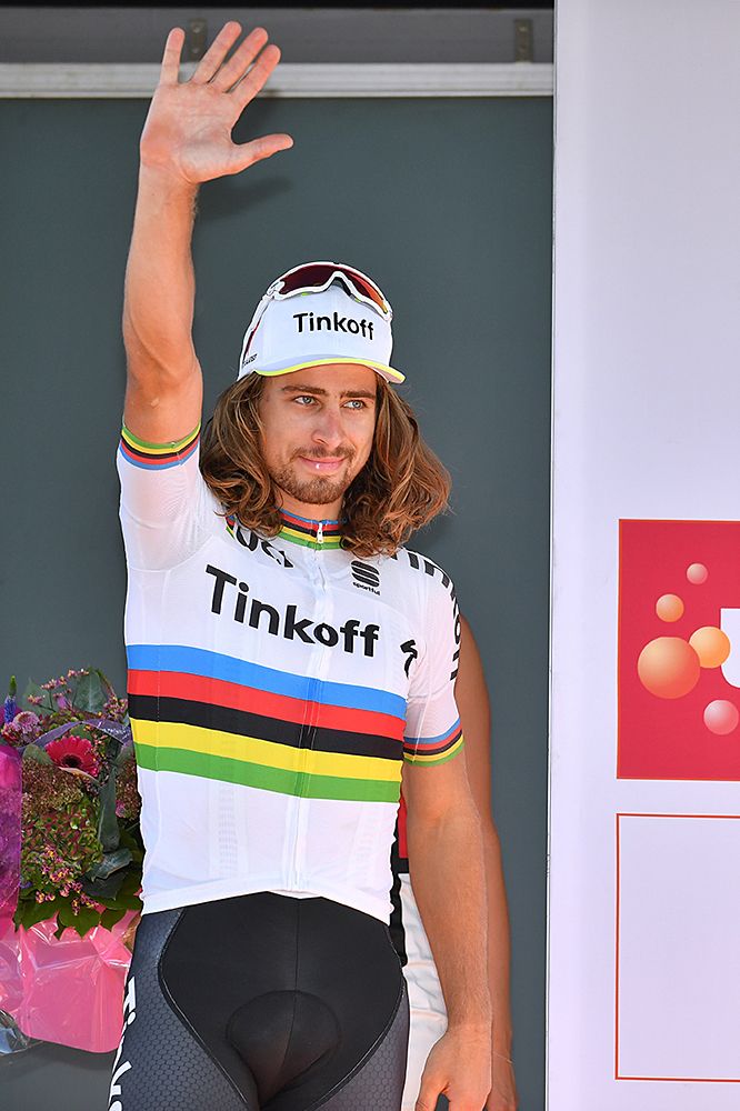Peter Sagan (Tinkff) points leader at Eneco Tour