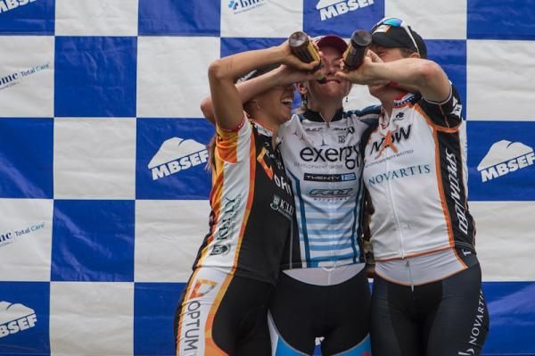 A smiles and fun for today's top three women.