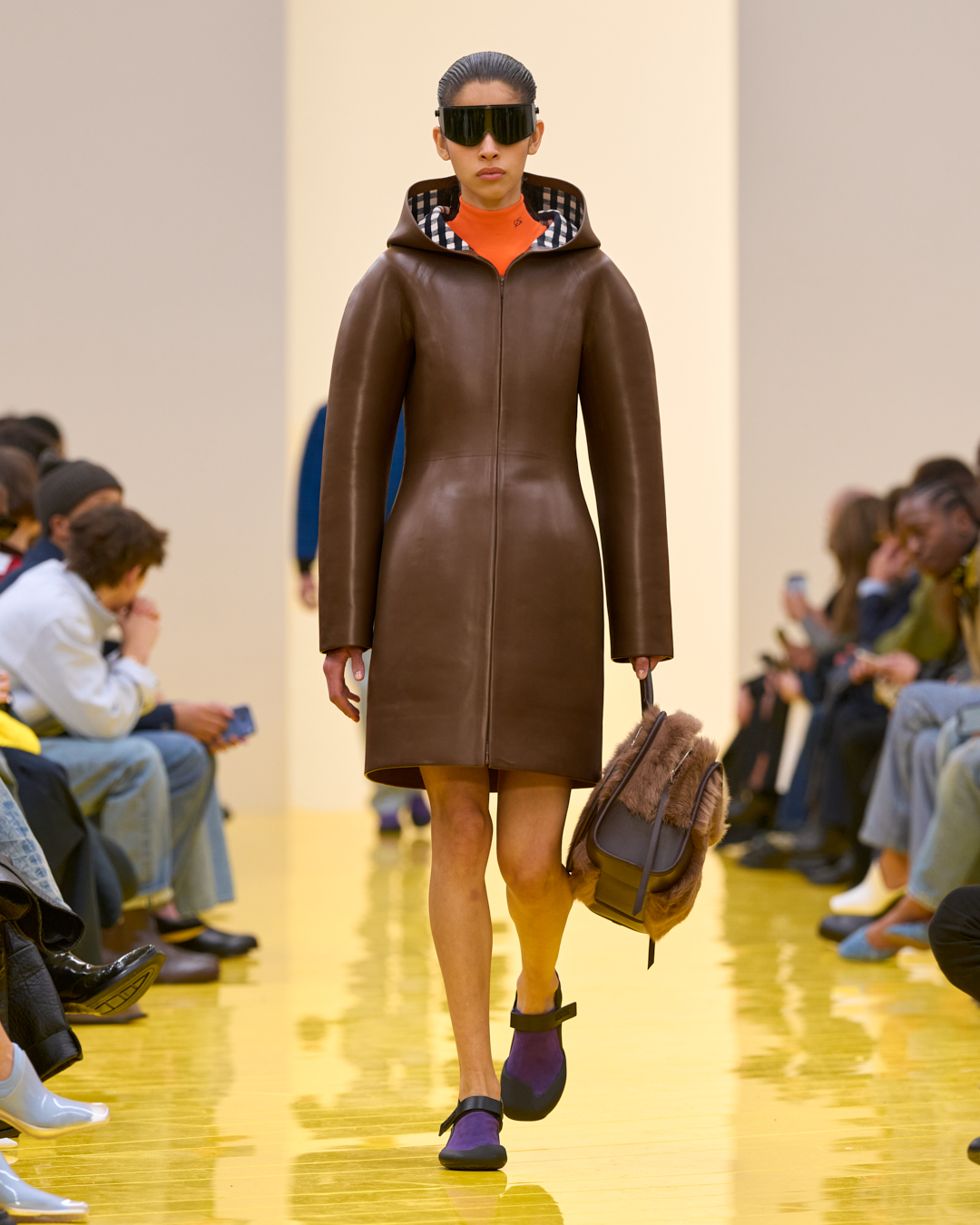Photos from Loewe Fall Winter 2026 Paris Fashion Week runway show.