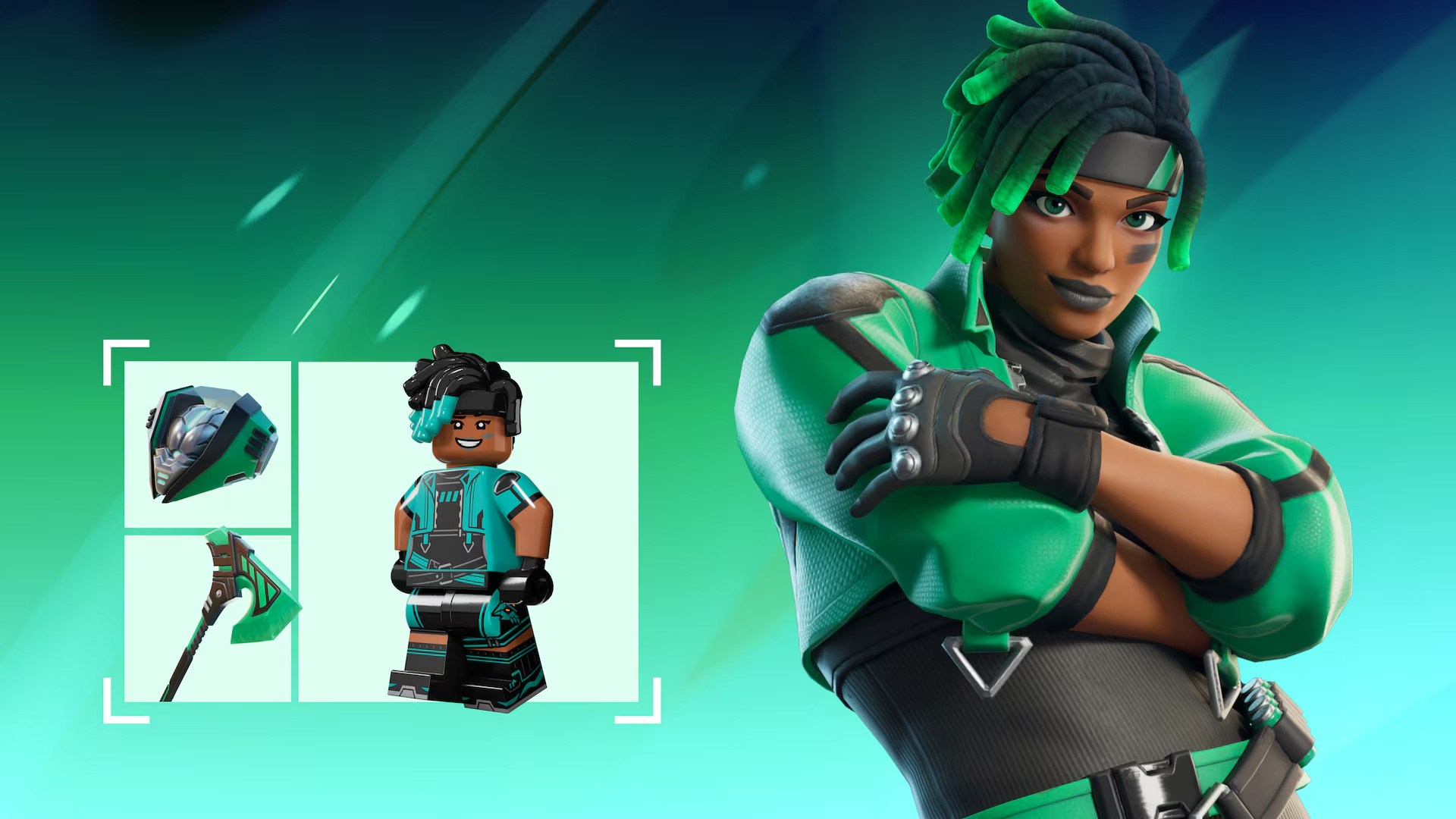Fortnite PlayStation Plus Emerald Gamer Pack