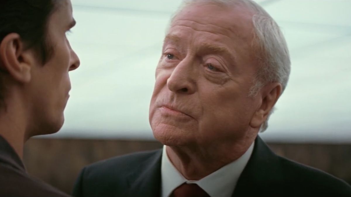 Michael Caine as Alfred Pennyworth in The Dark Knight