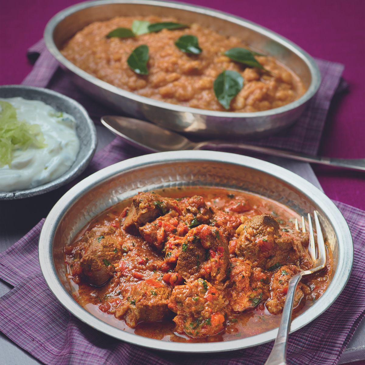 Lamb Rogan Josh with Yellow Dhal Dinner Recipes Woman & Home