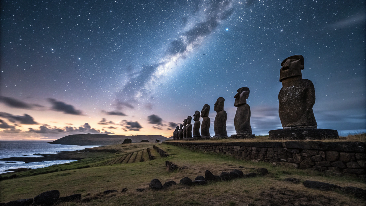 Moai Stones (AI image)