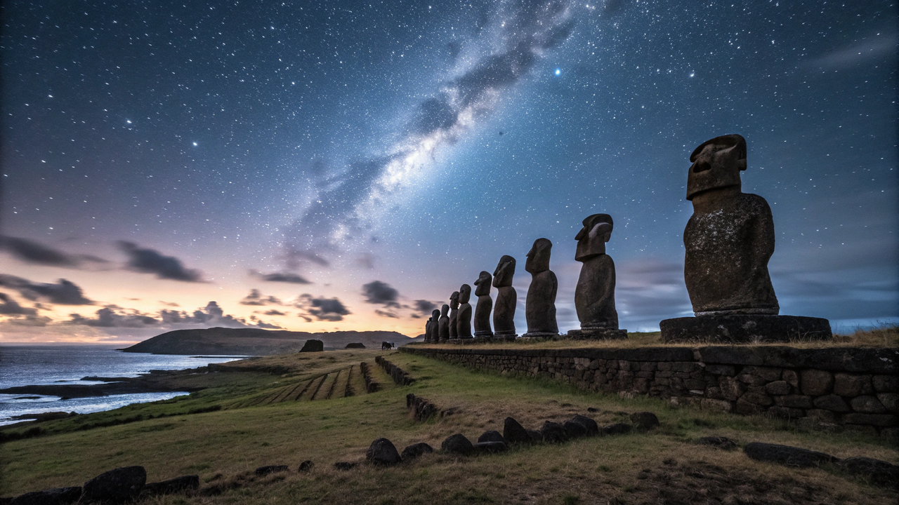Moai Stones (AI image)