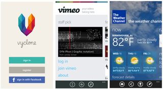 Vclone, Vimeo and Weather
