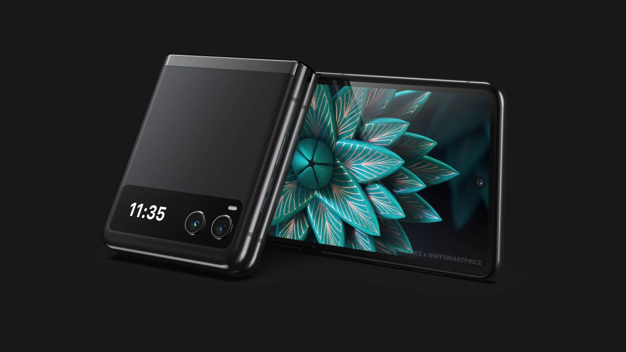 Leaked render of the Motorola Razr Lite 2023