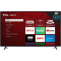 TCL 55-inch 4-Series 4K UHD Roku Smart TV: $358 $319 at Walmart
Save $40 - If you're on the hunt for a budget mid-size TV, Walmart's Presidents' Day sale has slashed this 55-inch 4K smart TV down to just $319. The TCL set features 4K Ultra HD resolution and comes with the Roku operating system for seamless streaming.