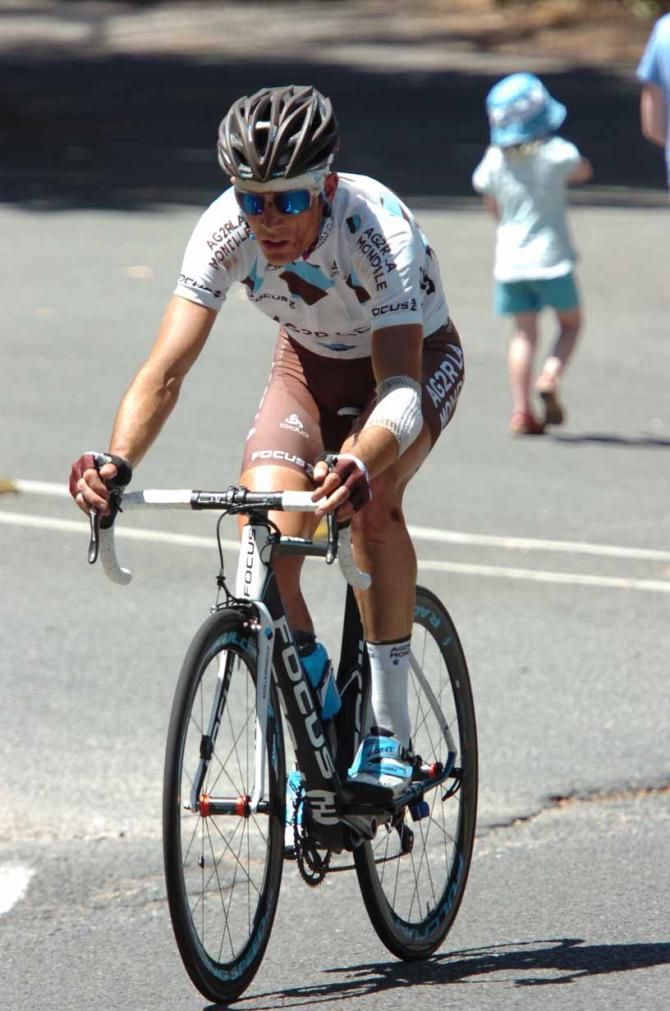 Julian Kern (Ag2r-La Mondiale) has been battling through injury after crashing earlier in the week.