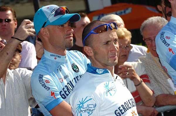 Stefan Schumacher and Davide Rebellin (Gerolsteiner) were the focus of attention after their 1-2 last Sunday at Amstel Gold.