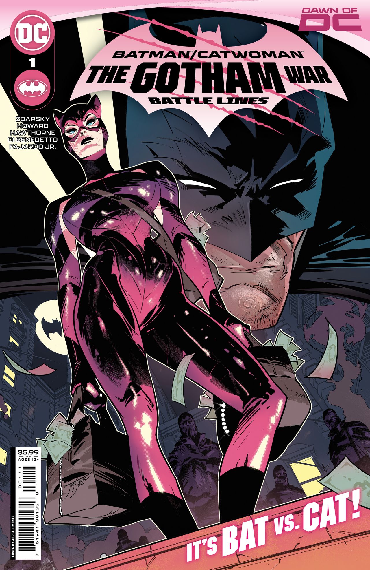 Covers for Batman/Catwoman: The Gotham War &ndash; Battle Lines #1