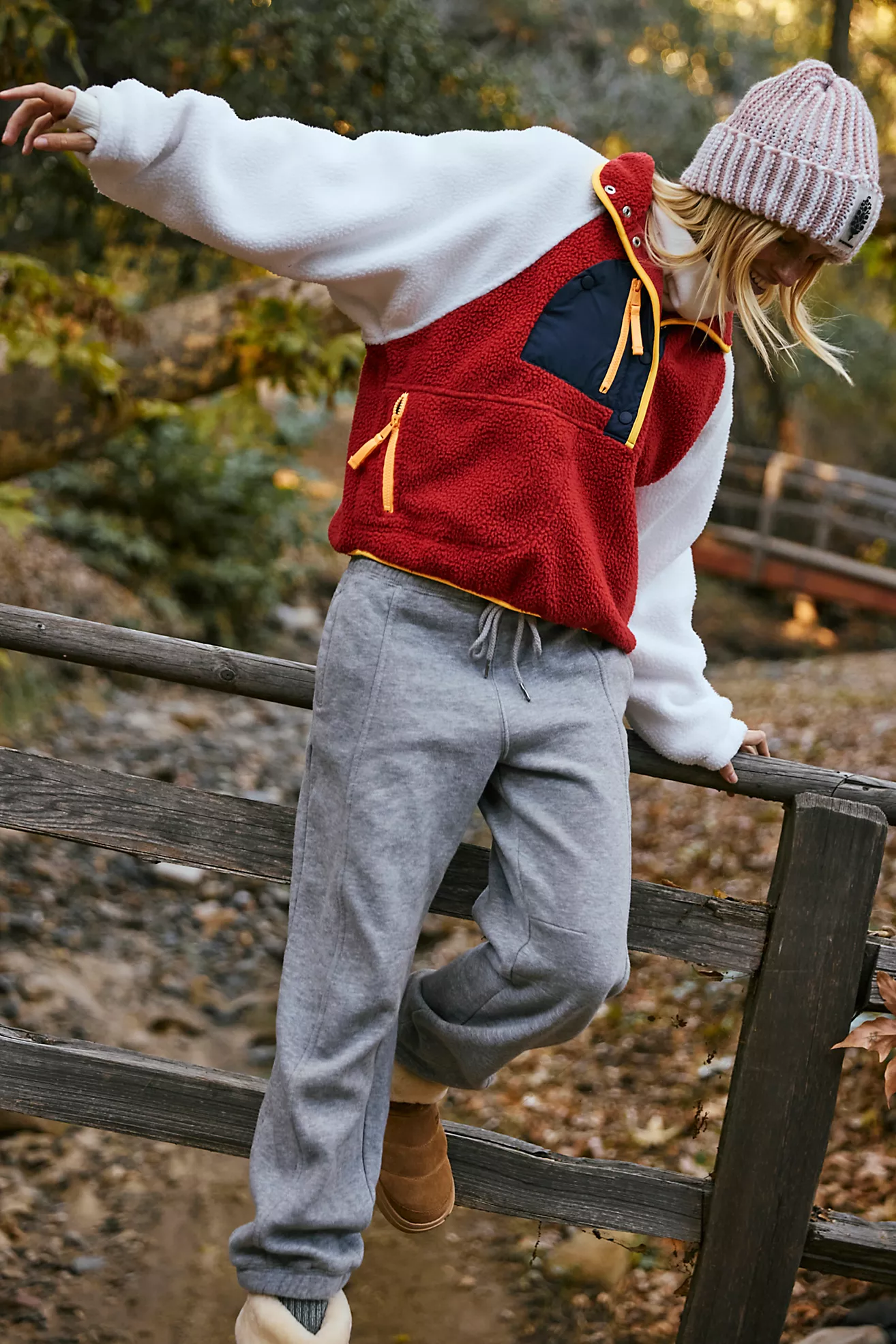 Hit the Slopes Colorblock Fleece Pullover