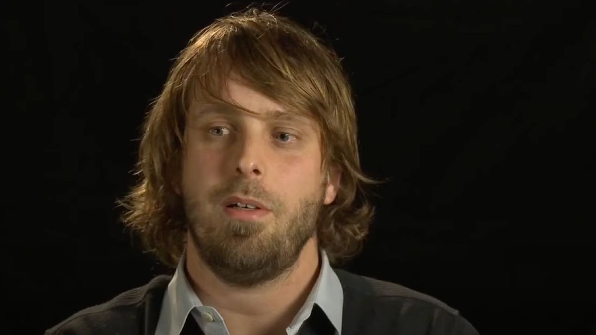 Alexandre Aja speaking during The Pyramid featurette