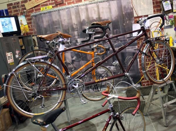 Bilenky Cycle Works showed off this highly detailed tandem tourer.