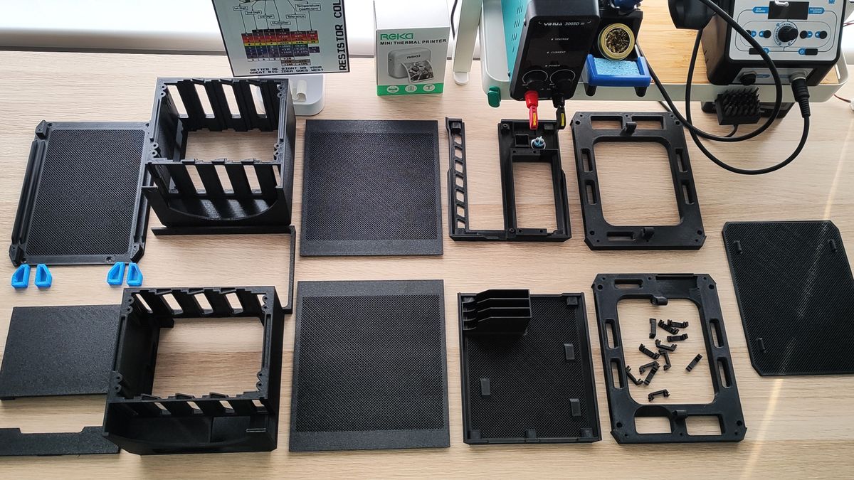 I'm building a media server out of leftover PC parts and a 3D printed ...