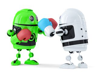 Robots fighting