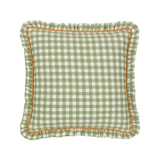 Dunelm furn. Maude Gingham Cotton Square Cushion