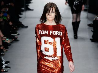 Tom Ford sequin jersey dress