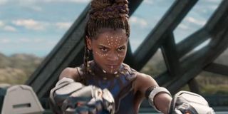 Shuri in Black Panther's final battle