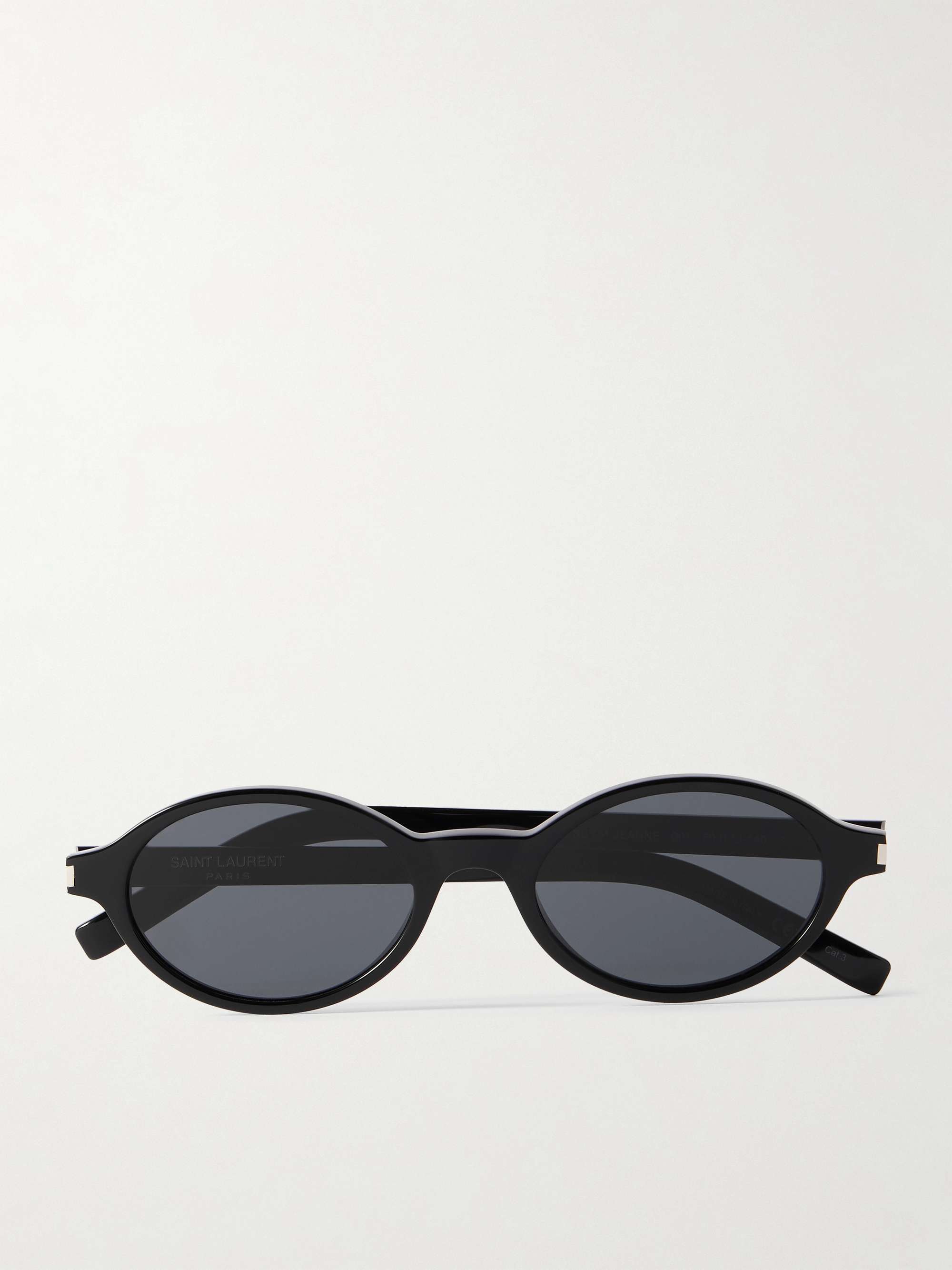 Oval-Frame Acetate Sunglasses