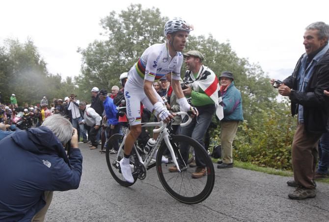 Rui Costa (Movistar) worked for Alejandro Valverde