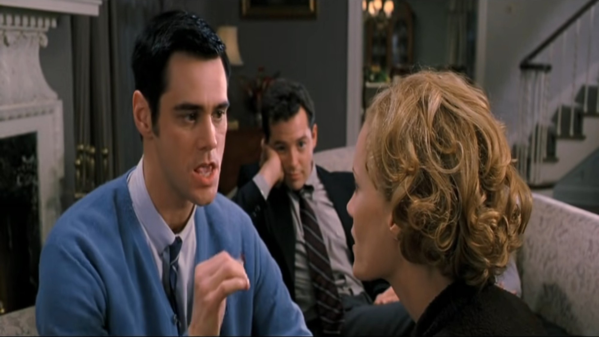 Jim Carrey being generally unpleasant in The Cable Guy.