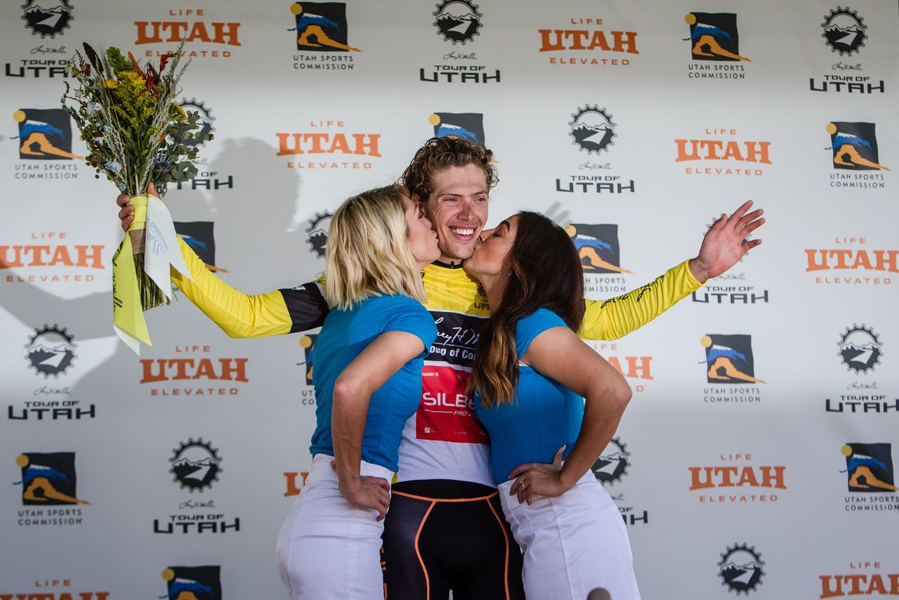 Kristofer Dahl (Silber) takes over the yellow jersey after stage 1
