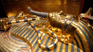The mask of Tutankhamun