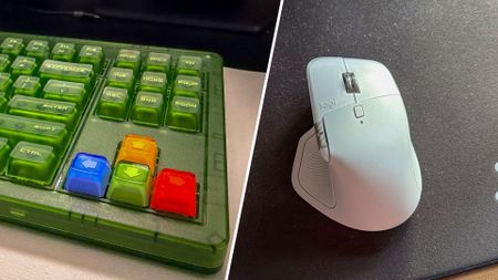 8bitdo retro 87 and Logitech MX Master 4