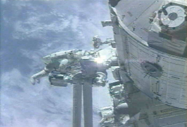 Shuttle Astronauts Wrap up Third Spacewalk at Station