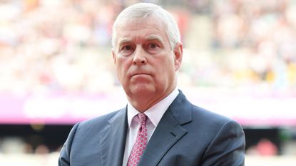 Prince Andrew, Duke of York attends the IAAF World Athletics Championships