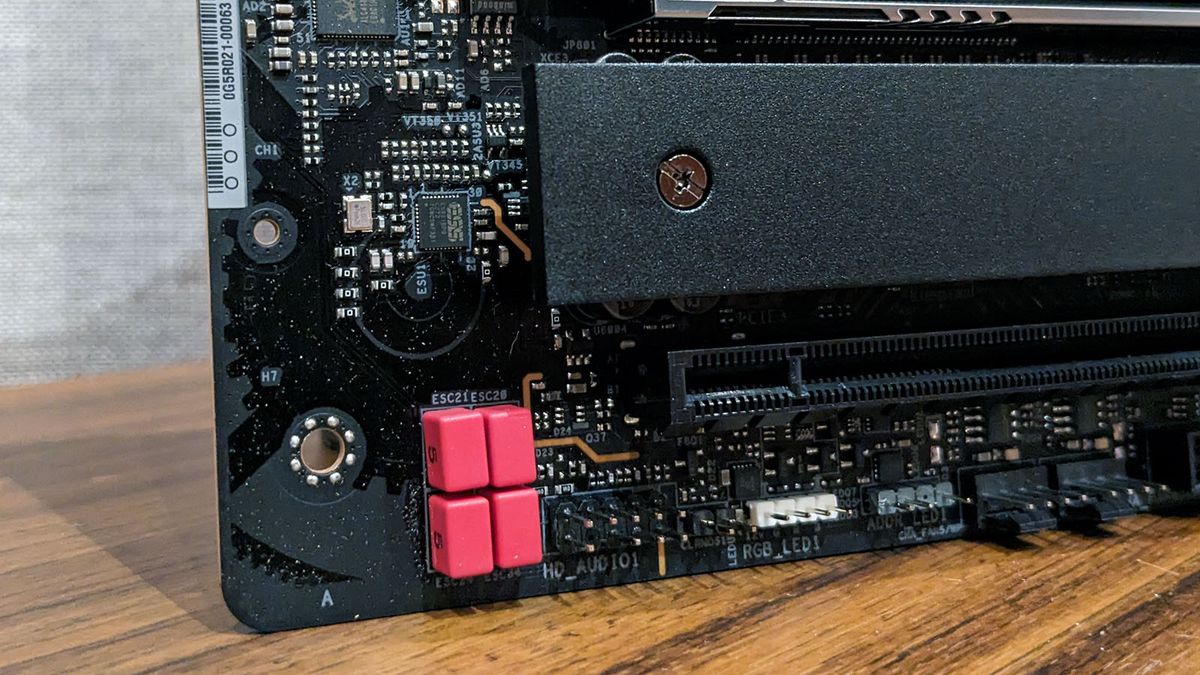 Asrock Z790 Taichi Lite audio section