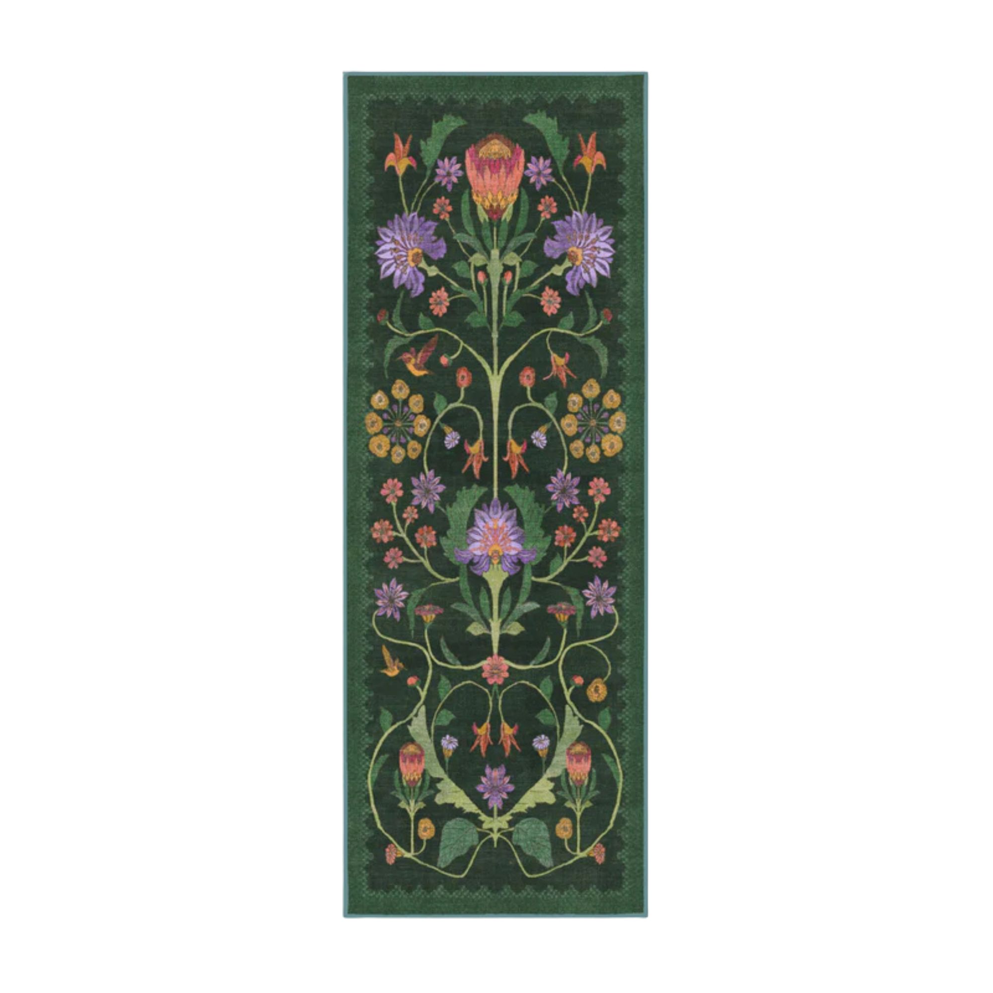 Iris Apfel Protea Forest Green Rug 