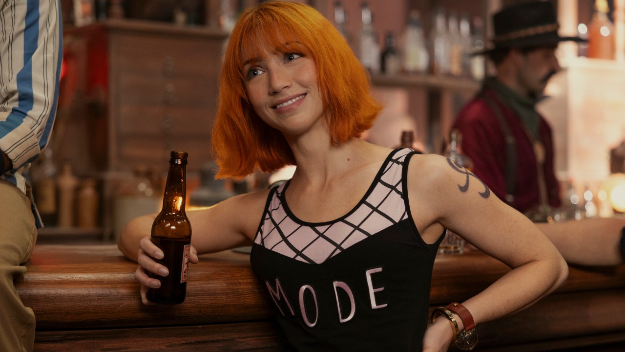 Nami on Whisky Peak in One Piece