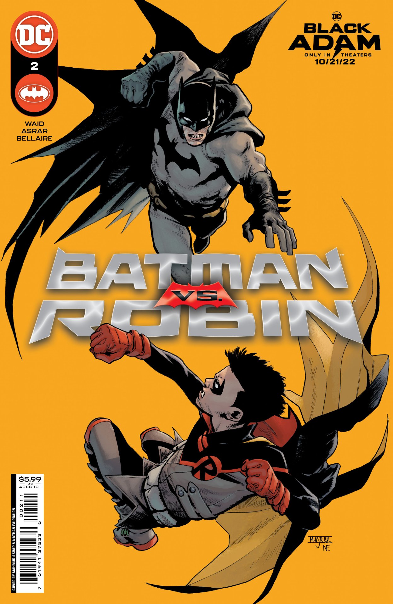 Portada de Batman contra Robin n.º 2