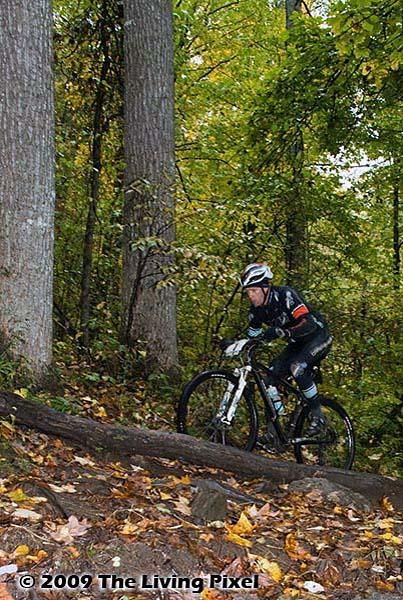 Sam Koerber (Team Gary Fisher 29er) on the third day climbing Laurel Mountain.