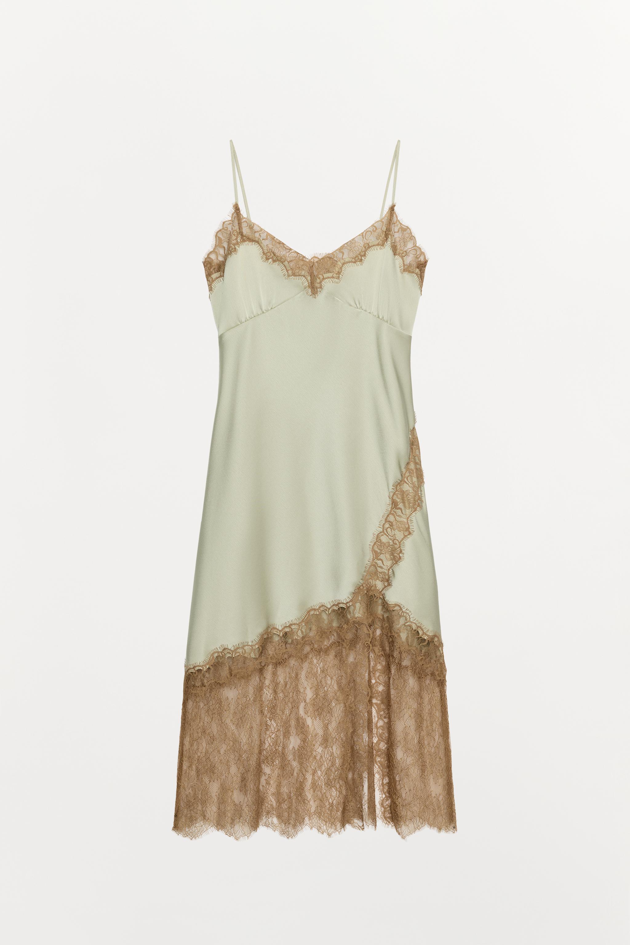 Zw Collection Lace Slip Dress