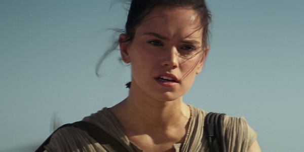 Daisy Ridley as Rey in Star Wars The Force Awakens