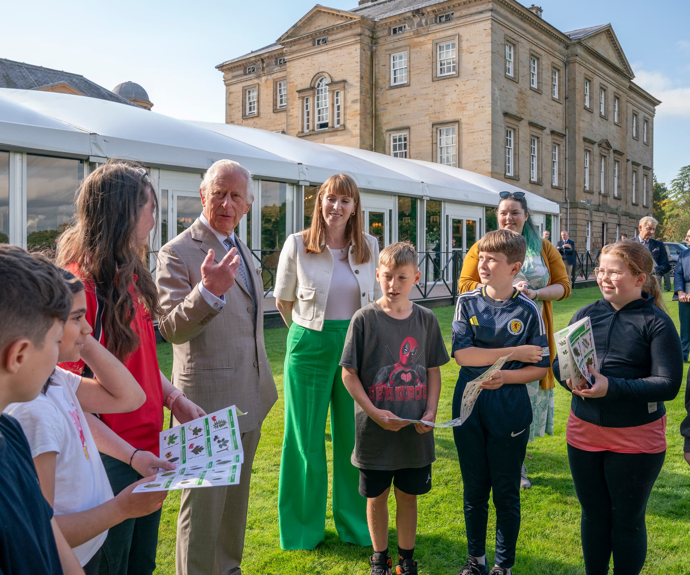 King Charles attends a charity event at Dumfries House