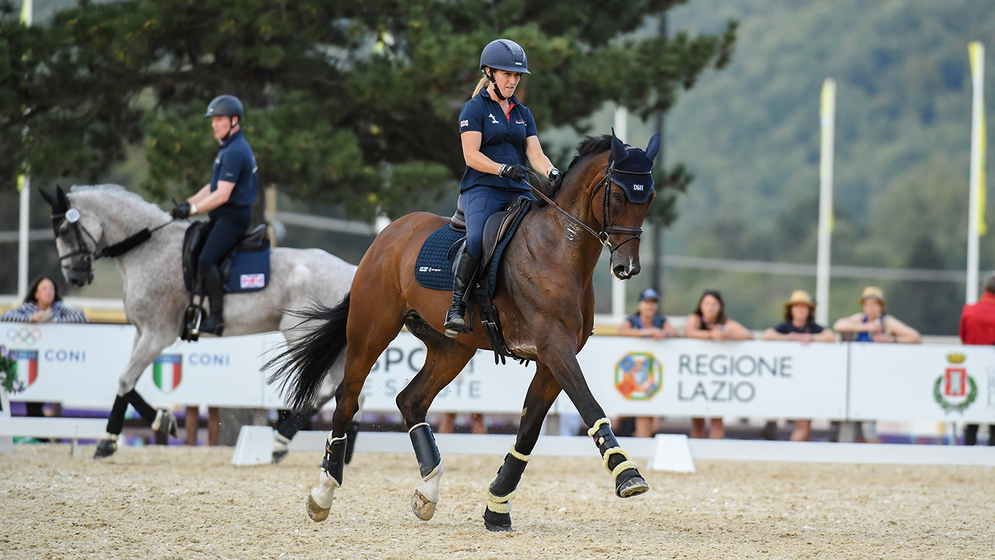 Eventing World Championships dressage times: Laura Collett and London 52 in arena familiarisation