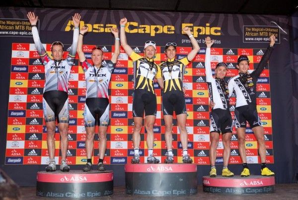 Overall podium