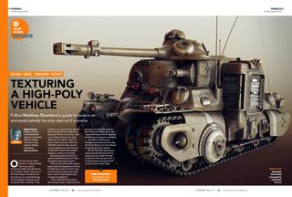 Follow Matthias Develtere's guide to texture an armoured vehicle