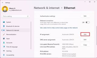 Ethernet IP assignment