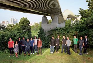 Singapore’s top talents, pictured under the Henderson Waves pedestrian bridge in the Southern Ridges park.