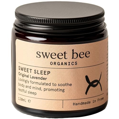 Sweet Bee Magnesium Butter - Soothing Magnesium for Sleep &amp;amp; Relaxation With Shea Butter - Moisturizing Magnesium Balm for Muscle Recovery - Nourishing Magnesium Cream for Sleep - Lavender 120ml