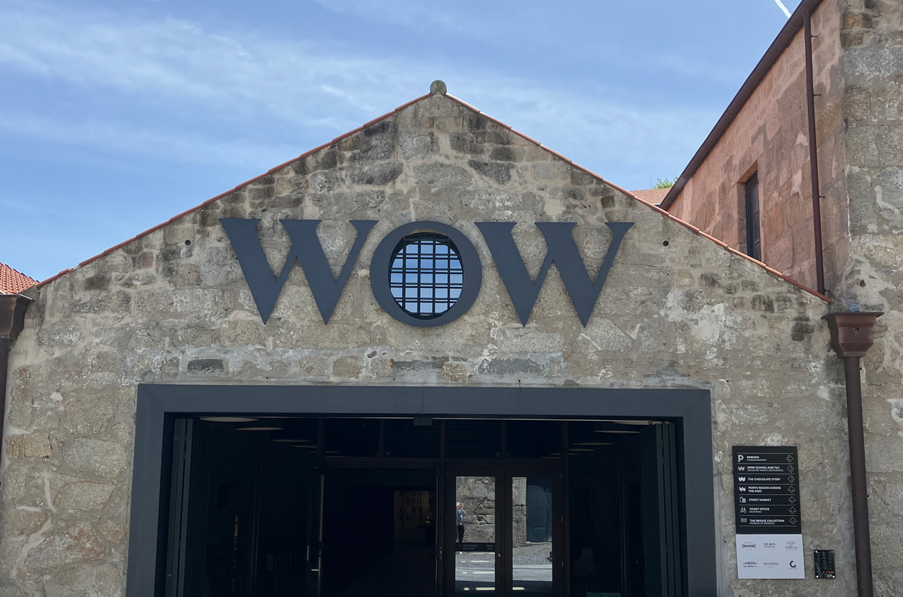 Large entrance to a stone building