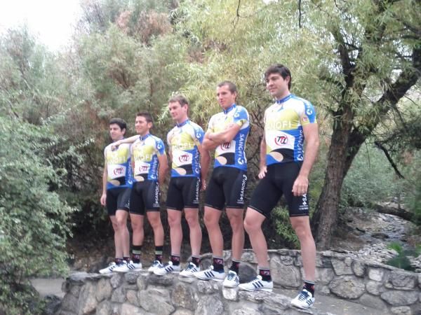A handful of riders model the new kit